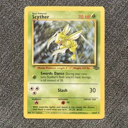 Scyther 26/64 LP - Jungle Set Non-Holo Rare Card - Vintage WOTC Pokemon TCG - Image 1
