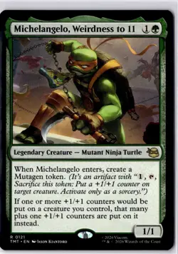 Michelangelo, Weirdness to 11 Teenage Mutant Ninja Turtles Regular NM R 0121 - Image 1