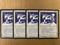 MTG 4x Adarkar Unicorn Ice Age Pauper Magic the Gathering x4 LP - Image 1