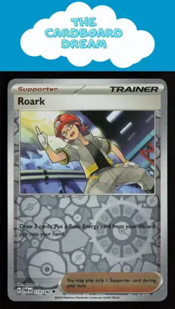 Roark SV04: Paradox Rift #173/182 Reverse Holo Uncommon Pokemon Card - Image 1
