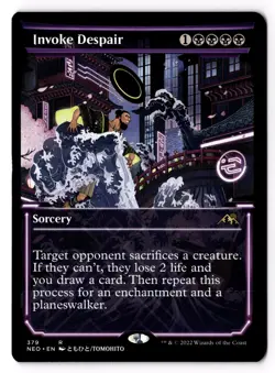 Invoke Despair (Showcase) 379 Kamigawa: Neon Dynasty Normal LP - Image 1