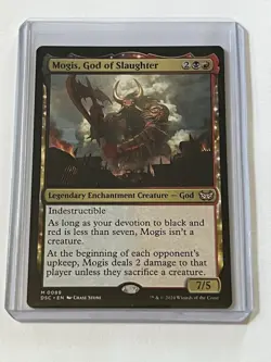 Mogis God of Slaughter 89 MTG Duskmourn 2024 Mint - 9.0 + Non Foil Mythic Rare - Image 1