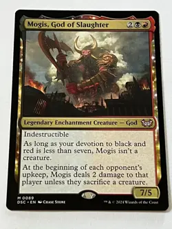 Mogis God of Slaughter 89 MTG Duskmourn 2024 Mint - 9.0 + Non Foil Mythic Rare - Image 4