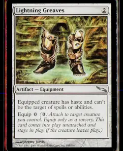 Mirrodin #199 Lightning Greaves - Image 1