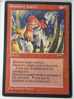 Primitive Justice - Alliances - Magic the Gathering MTG Nice! - Image 1
