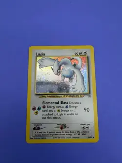 Pokemon Lugia Neo Genesis 9 Holo Unlimited Rare TCG - Image 3