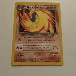 Pokemon Dark Quilava 39/105 Neo Destiny Uncommon 60 HP Regular - Image 1