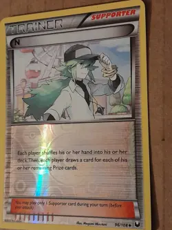 Pokemon N 96/108 Dark Explorers Reverse Holo NM See Pictures - Image 2