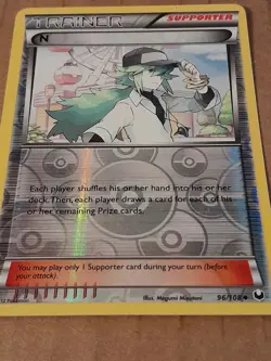 Pokemon N 96/108 Dark Explorers Reverse Holo NM See Pictures - Image 3