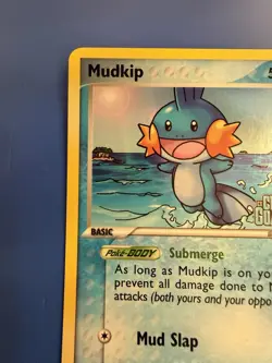 Pokemon 2006 EX Crystal Guardians Mudkip #57/100 Reverse Holo Common - Image 2