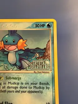 Pokemon 2006 EX Crystal Guardians Mudkip #57/100 Reverse Holo Common - Image 3