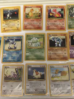 Pokemon Base Set Unlimited 25 Card Lot Great Condition Overall - All 3 starters - Image 3