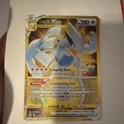 Pokemon Lugia VSTAR Secret Rare 211/195 Silver Tempest Full Art Holo VSTAR Card - Image 1