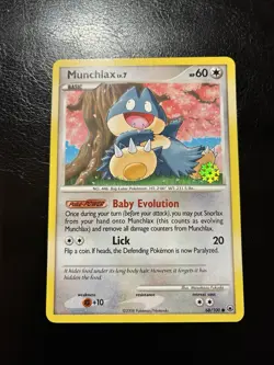 Pokemon munchlax lv. 7 Countdown Calendar Snowflake Stamp 2008 - Image 1