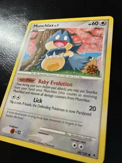 Pokemon munchlax lv. 7 Countdown Calendar Snowflake Stamp 2008 - Image 2