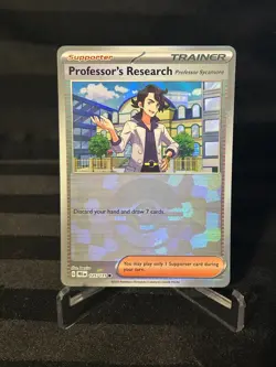 Pokemon TCG Professor's Research #125/131 Pokeball Holo SV: Prismatic Evolutions - Image 1