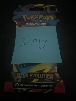 (VERY HEAVY) 32.91g Pokemon TCG Mega Evolution Sleeved Booster Pack (SEALED)✅ - Image 3