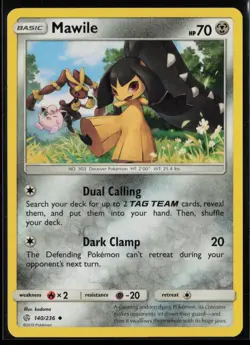 Mawile 140/236 Pokemon Cosmic Eclipse Uncommon Near Mint - Image 1