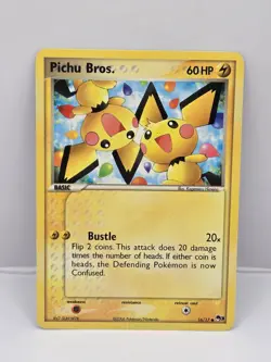 Pokemon 2006 Pop Series 3 16/17 Pichu Bros Non-Holo NM-MINT CLEAN - Image 1