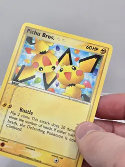 Pokemon 2006 Pop Series 3 16/17 Pichu Bros Non-Holo NM-MINT CLEAN - Image 2