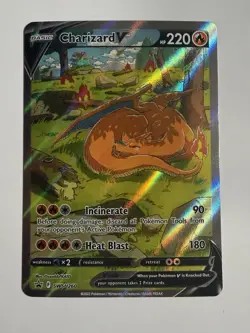 Pokemon Charizard V SWSH260 Sword & Shield Promo Full Art Holo 220 HP English - Image 1