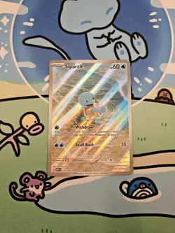 Pokemon TCG: Squirtle Illustration Rare (170/165) Scarlet & Violet: 151 LP/NM - Image 1