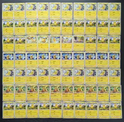 70*Lot Pokemon TCG S-Chinese with 9 different Pikachu #2 JD90 - Image 1