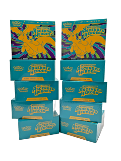 Lot of (10) Pokemon TCG Mega Evolution Ascended Heroes Elite Trainer Boxes NEW - Image 1
