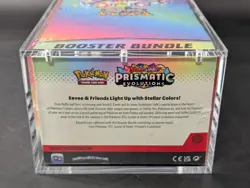 Pokemon SV8.5 Prismatic Evolutions Sealed Booster Bundle Display Case W/Acrylic - Image 3