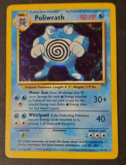 2x Poliwrath 013/102 Base Set Holo | Set Of Two | Pokemon TCG - Image 5