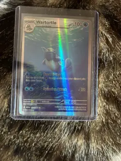 2023 Pokemon Scarlet & Violet 151 MEW RARE Illustration #171 Wartortle HOLO IR - Image 3