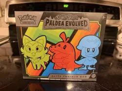Pokemon Paldea Evolved Elite Trainer Box- Brand New (TINY SLIT ON SIDE SEE PICS) - Image 2