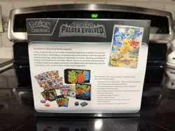 Pokemon Paldea Evolved Elite Trainer Box- Brand New (TINY SLIT ON SIDE SEE PICS) - Image 4