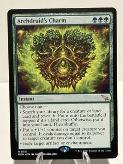 Archdruid's Charm 151 R Murders at Karlov Manor NM MTG - Image 1