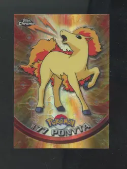 2000 Topps Pokemon TV Animation Spectra #77 Ponyta - Image 1