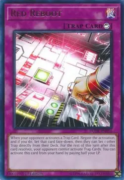 Red Reboot - DUDE-EN056 - Ultra Rare - 1st Edition - Lightly Played - Duel Devas - Image 1