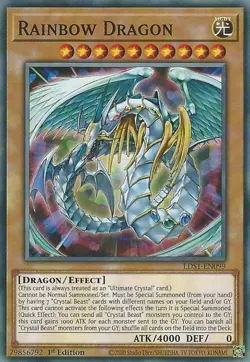 Rainbow Dragon - LDS1-EN099 - Common - 1st Edition - Lightly Played - Legendary - Image 1