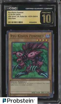 2024 Yu-Gi-Oh! 25th Anniversary Kaiba 016 Ryu-Kishin Powered CGC 10 PRISTINE - Image 1