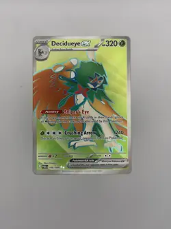 Decidueye ex 100/088 FULL ART ULTRA RARE NM Perfect Order - Pokemon Card TCG - Image 1