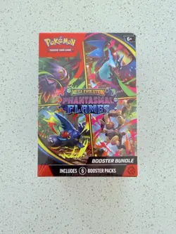 Pokemon Trading Card Game Mega Evolution Phantasmal Flames Booster Bundle - Image 1