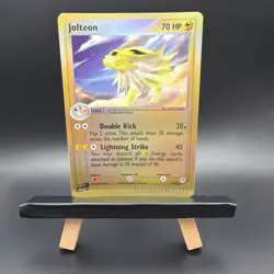 Pokemon TCG Jolteon EX Sandstorm Holo Rare Card 6/100 Reverse Holo NM - Image 1