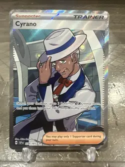 Cyrano 230/191 Paradox Rift Special Illustration Secret Rare Pokemon Card NM - Image 1