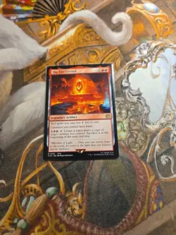 The Fire Crystal MTG Final Fantasy - NM - - Image 1