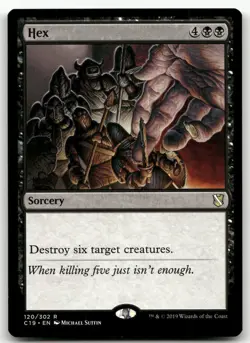 Hex #120 (NM) Commander 2019 C19 Magic MTG - Image 1