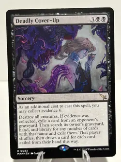 Deadly Cover-Up 83 R Murders at Karlov Manor NM MTG - Image 1