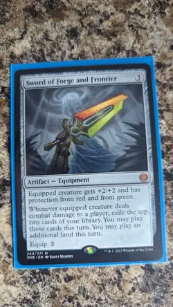 Sword of Forge and Frontier [Phyrexia: All Will Be One] Near Mint - Image 1