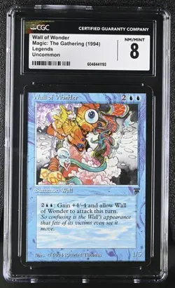 MTG Magic The Gathering Wall of Wonder 1994 Legends CGC 8 - Image 1