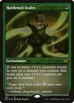Hardened Scales - Foil Etched 2X2 NM MTG - Image 1