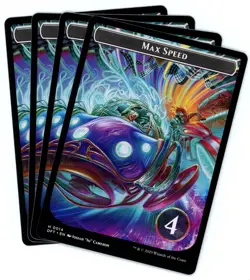 x4 Start Your Engines! / Max Speed - Doubled-Sided Token - Aetherdrift - MTG - Image 2