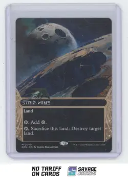 2025 MTG Edge of Eternities: Stellar Sights Borderless Strip Mine #40 - Image 1